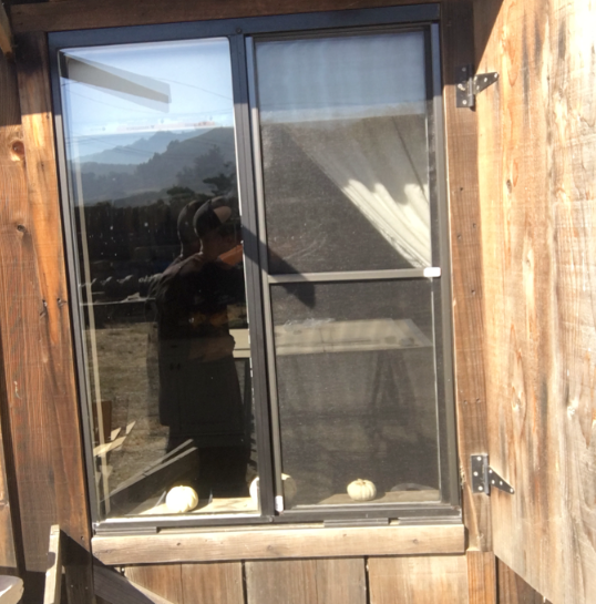 Window screen installation complete